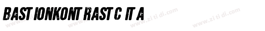 BastionKontrastC Ita字体转换